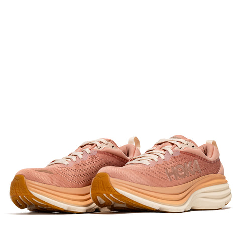 Women's Hoka Bondi 8 - Sandstone/Cream