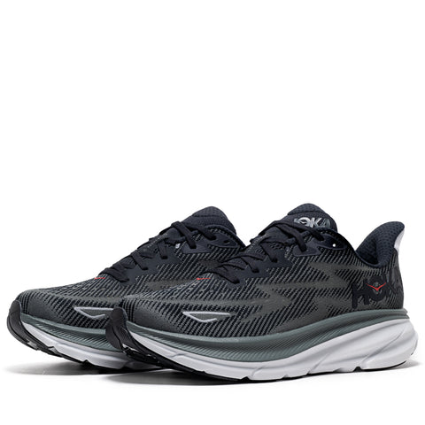 Hoka Clifton 9 - Black/Outer Orbit