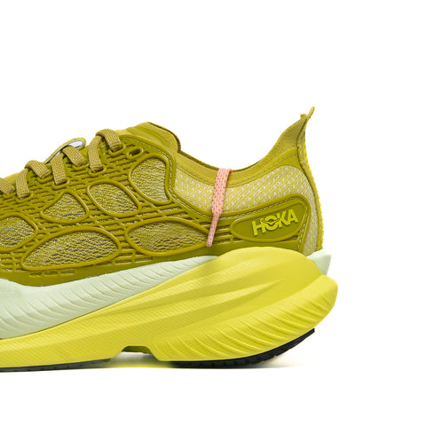 Hoka Mach X Caged - Pea Green/Hoka Citrus