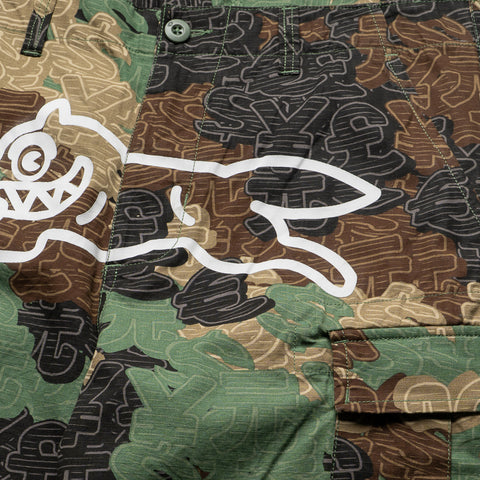 Ice Cream Big Block Cargo Pants - Camo