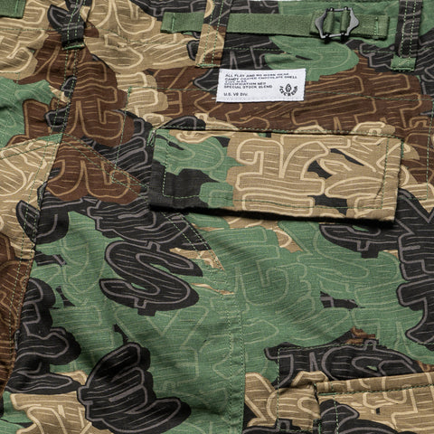 Ice Cream Big Block Cargo Pants - Camo