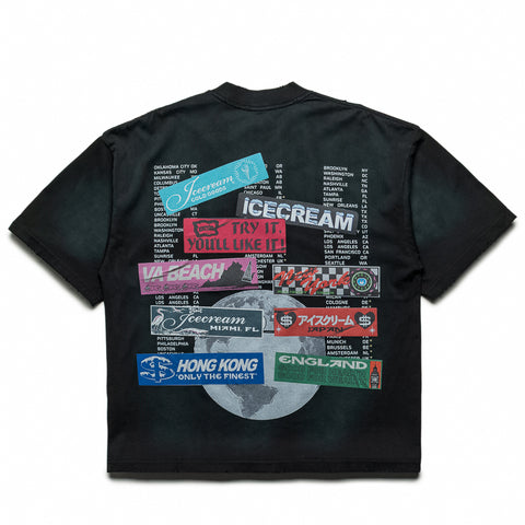 Ice Cream Bumper Knit Tee - Jet Set