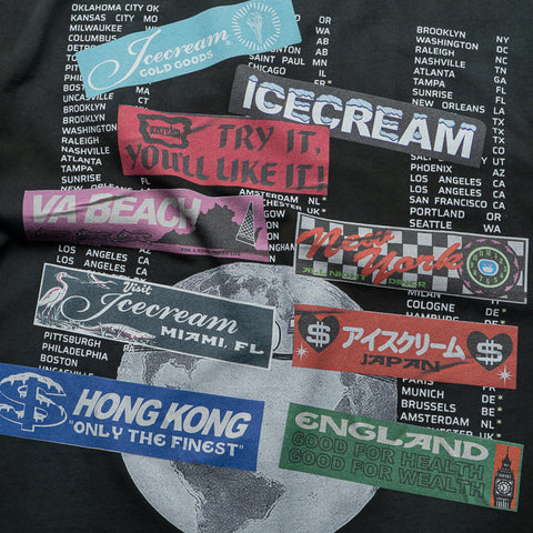 Ice Cream Bumper Knit Tee - Jet Set