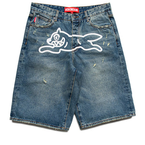 Ice Cream Baskin Jean Shorts - Blue Fudge