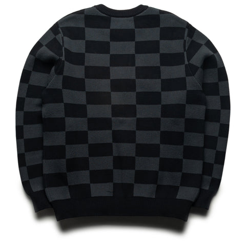 Ice Cream Check Sweater - Black