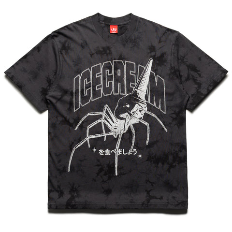 Ice Cream Creepy Crawler Knit Tee - Charcoal Art