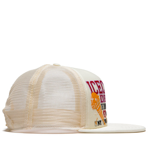 Ice Cream Check List Hat - Antique White