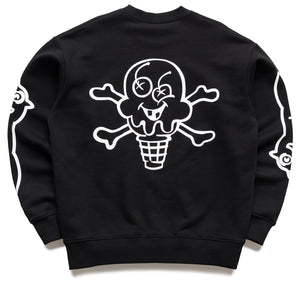 Ice Cream Coffee Crewneck - Black