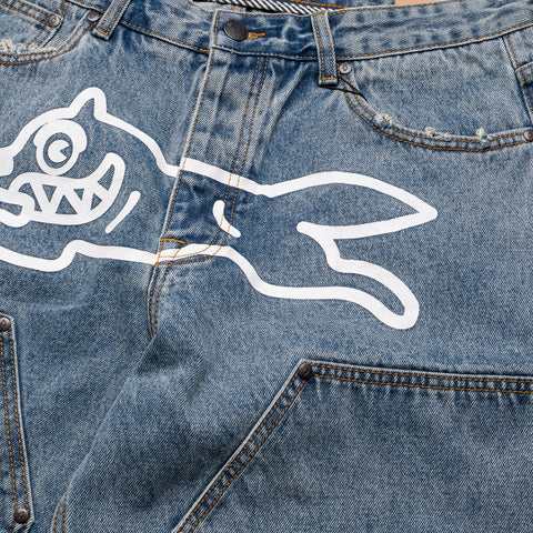 Ice Cream Double Scoop Jean Shorts - Vanilla Bean