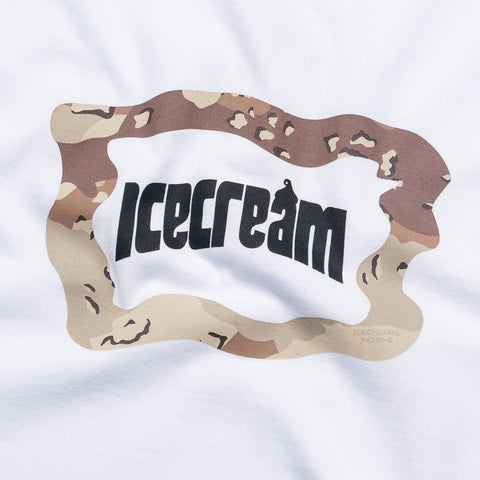 Ice Cream Dessert Tee - White