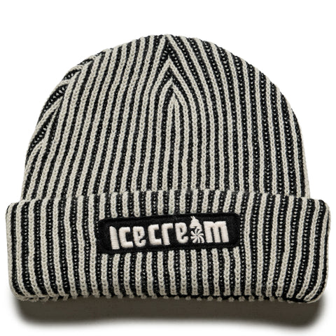 Ice Cream Double Dip Knit Beanie - Black