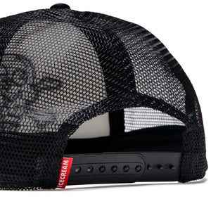 Ice Cream Espresso Trucker Hat - Black
