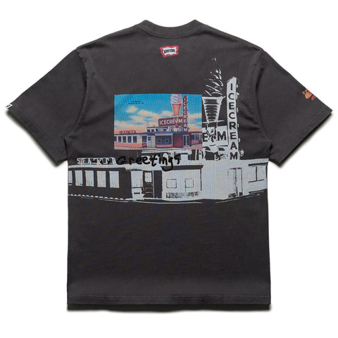 Ice Cream Fountain Knit Tee - Black