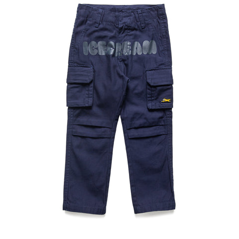 Kids Ice Cream Bubble Cargo Pants - Navy Blazer