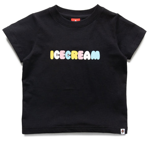Kids Ice Cream Dip N Dots Tee - Black