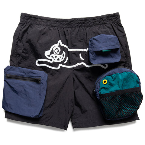 Kids Ice Cream Hiker Cargo Shorts - Black