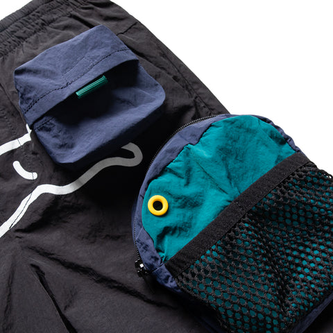 Kids Ice Cream Hiker Cargo Shorts - Black
