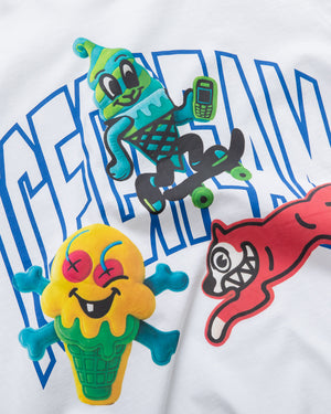 Ice Cream Marshmallow Tee - White