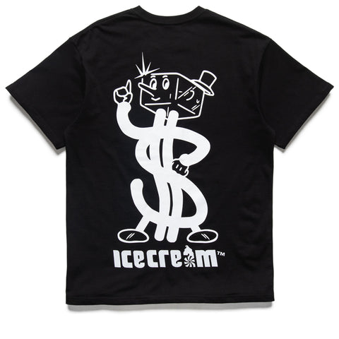 Ice Cream My Friends Call Me Cash Tee - Black