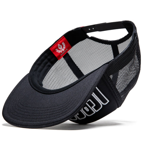 Ice Cream Outline Trucker Hat - Black