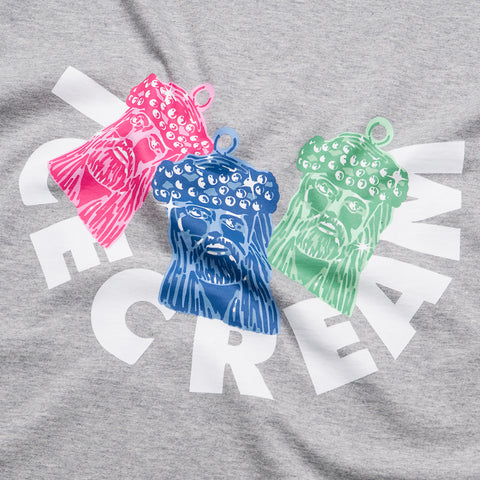 Ice Cream Pieces Tee - Heather Gray