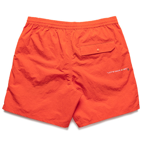 Ice Cream Peace Shorts - Spicy Orange