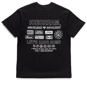 Ice Cream Phantom Tee - Black