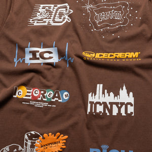 Ice Cream Rich Knit Tee - Chestnut