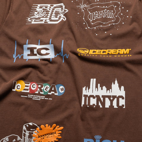 Ice Cream Rich Knit Tee - Chestnut