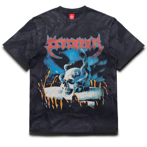 Ice Cream Stone Cold Knit Tee - Charcoal Art