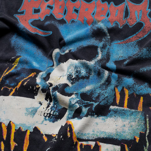 Ice Cream Stone Cold Knit Tee - Charcoal Art