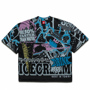 Ice Cream Suppressor Knit Tee - Jet Set