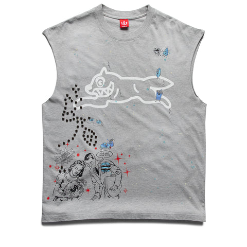 Ice Cream Samus Tank - Heather Grey
