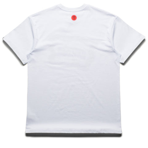 Ice Cream Taupe Tee - White