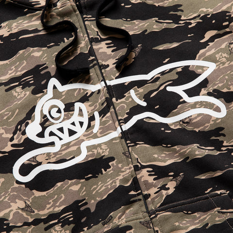 Ice Cream Tiger Hoodie - Camo