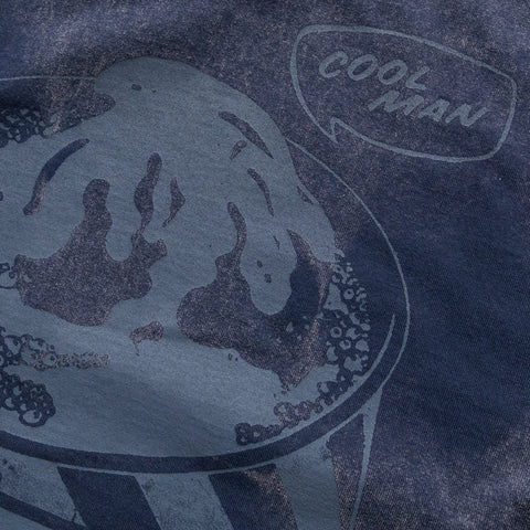 Ice Cream Wrestle Knit Tee - Navy Blazer