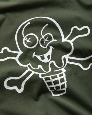Ice Cream Bones L/S Knit Tee - Four Leaf Clover