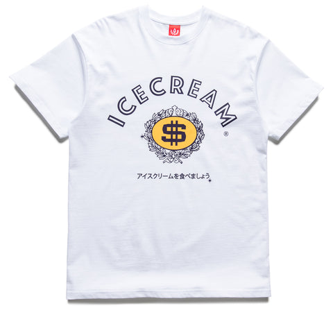 Ice Cream Dollars Tee - White