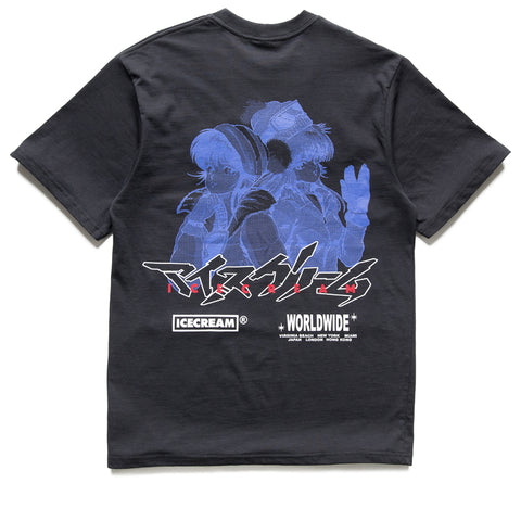 Ice Cream Eyescream Knit Tee - Charcoal Art