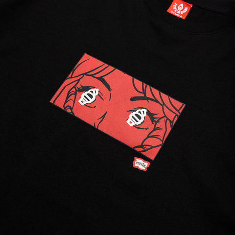 Ice Cream Seeing Cones Tee - Black