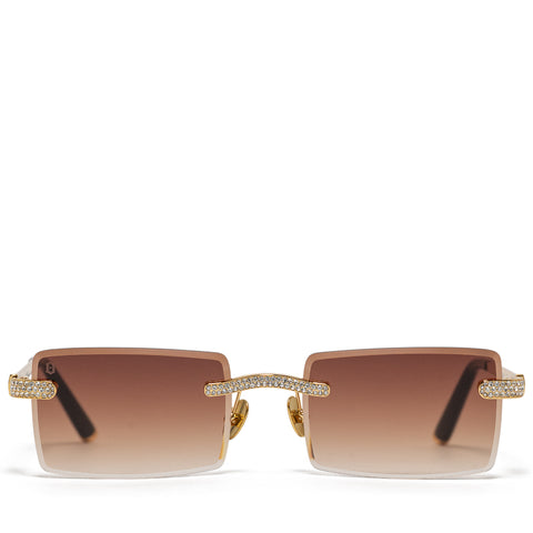 James Oro Iced Authentic - Brown Tint/Gold
