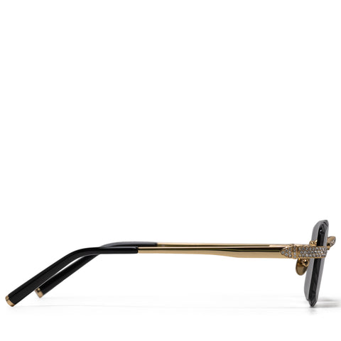 James Oro Iced Signature Gem Cut - Black Tint/Gold