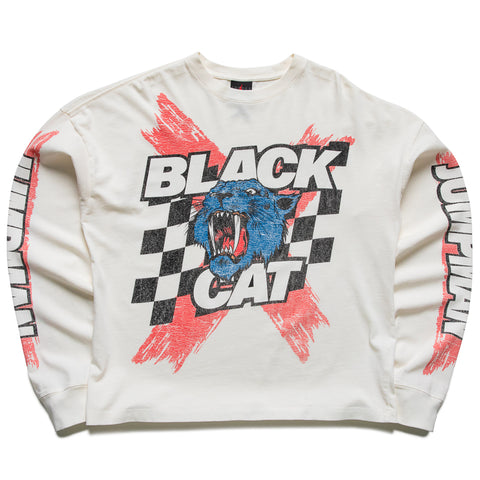 Jordan Black Cat L/S Tee - Ivory