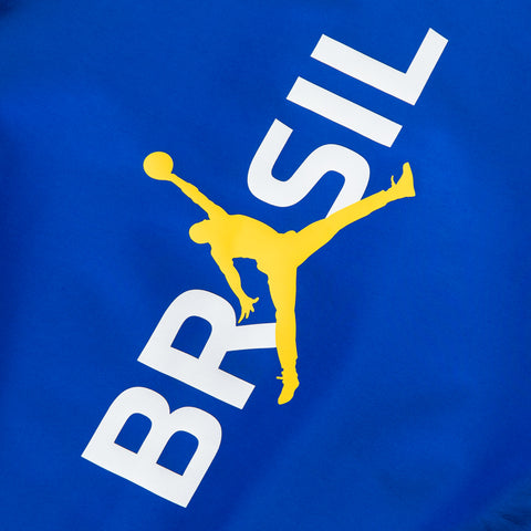 Jordan Brazil Anthem Jacket - Old Royal/Yellow Pulse