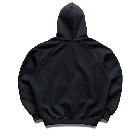 Jordan Brooklyn Oversized Fleece Full Zip Hoodie - Black/Dark Smoke Grey