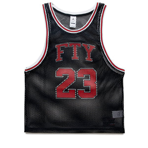 Free The Youth x Jordan Basketball Jersey - Black/Light Crimson
