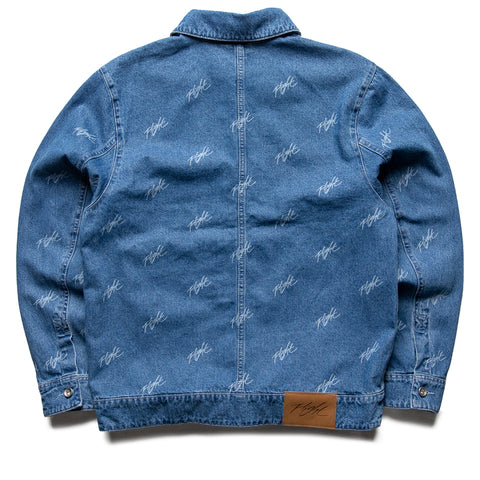 Jordan Flight Heritage Denim Jacket - Blue/Grey