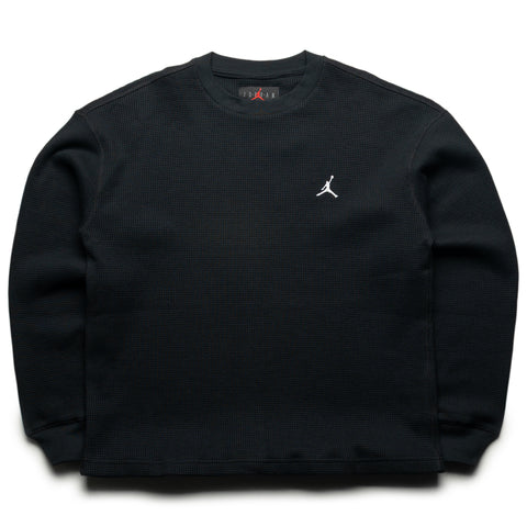 Jordan Flight Mountainside Waffle L/S Tee - Black/White