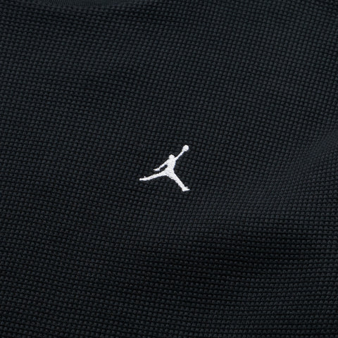 Jordan Flight Mountainside Waffle L/S Tee - Black/White