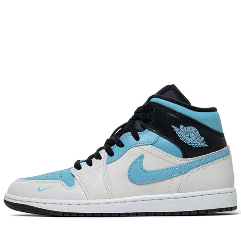 Air Jordan 1 Mid SE - Summit White/Blue Chill